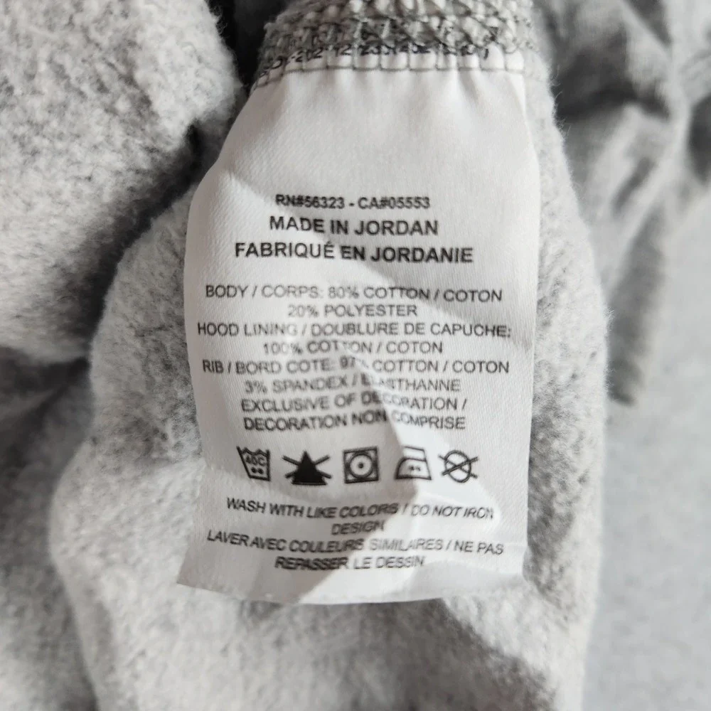 Nike Sportswear Club Hoodie Boys Large Gray Fleece Lined Stretch Pullover Logo